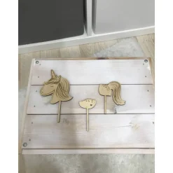 Caketopper Einhorn 3-teilig