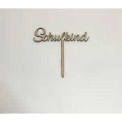 Caketopper Einschulung Set bestehend aus 4 Teilen
