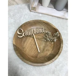 Caketopper Einschulung Set bestehend aus 4 Teilen