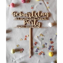 Caketopper "Geburtstag Party"