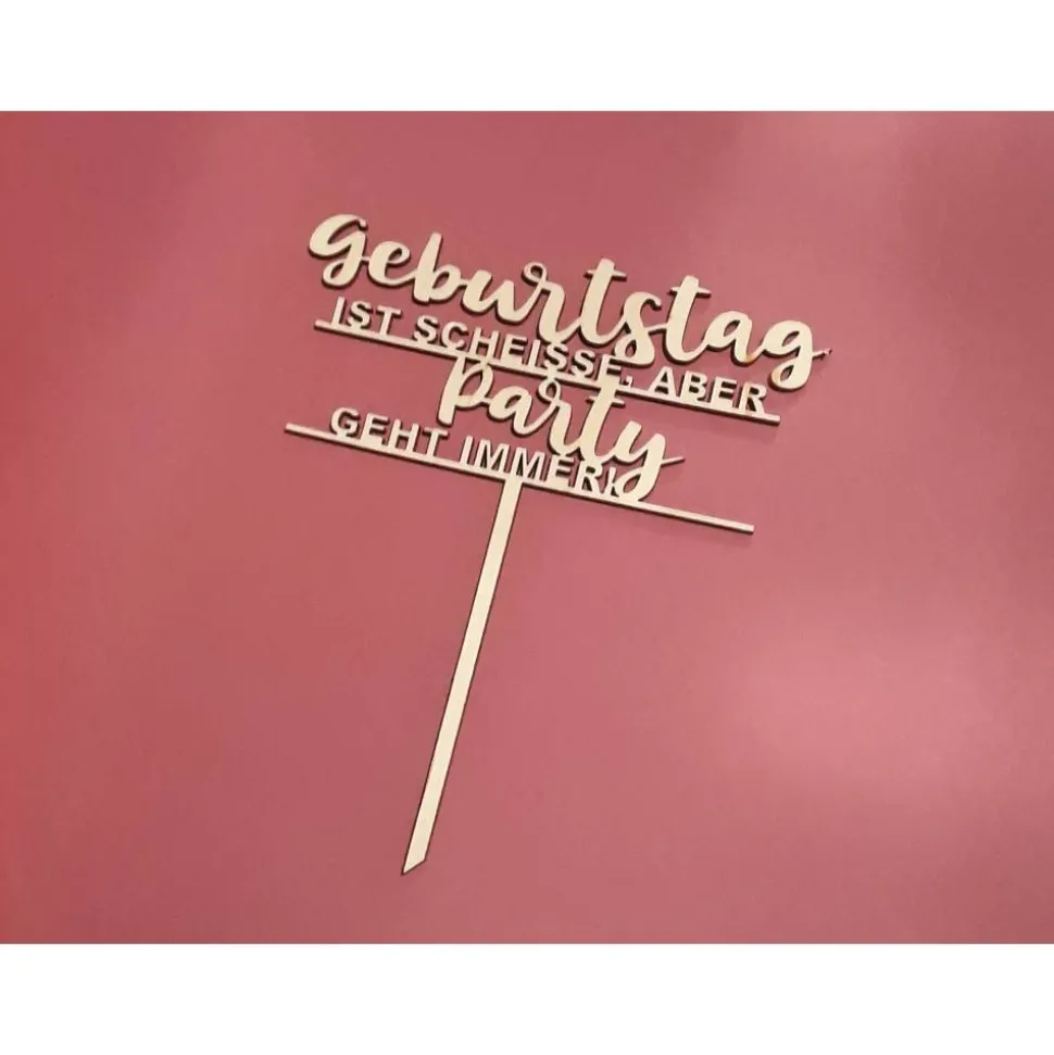 Caketopper "Geburtstag Party"