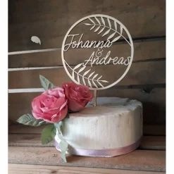 Caketopper "Hochzeit" individualisierbar