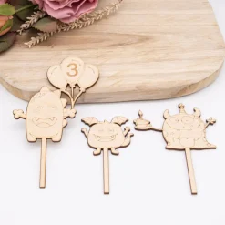 Caketopper Monsterparty –  Kuchenaufsatz für Geburtstage & Babypartys