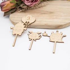 Caketopper Monsterparty –  Kuchenaufsatz für Geburtstage & Babypartys