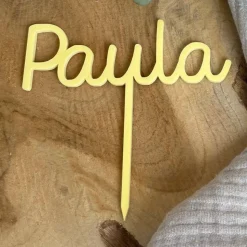 Caketopper personalisiert mit Name / Kuchendeko aus Acryl Geburtstag / Cake Topper