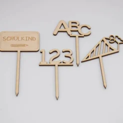 Caketopper Set zum Schulstart