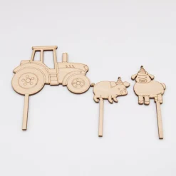 Caketopper Traktor –  Kuchenaufsatz für Geburtstage & Babypartys