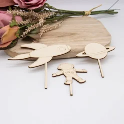 Caketopper Weltraum –  Kuchenaufsatz für Geburtstage & Partys