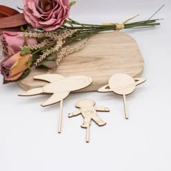 Caketopper Weltraum –  Kuchenaufsatz für Geburtstage & Partys
