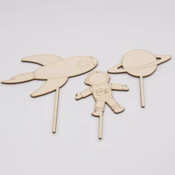 Caketopper Weltraum –  Kuchenaufsatz für Geburtstage & Partys