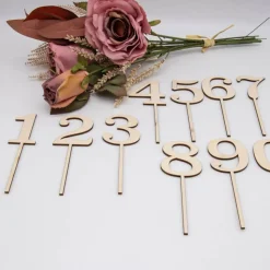 Caketopper Zahl–  Kuchenaufsatz für Geburtstage