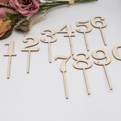 Caketopper Zahl–  Kuchenaufsatz für Geburtstage