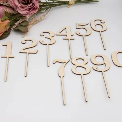 Caketopper Zahl–  Kuchenaufsatz für Geburtstage