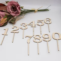 Caketopper Zahl–  Kuchenaufsatz für Geburtstage