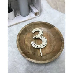 Caketopper Zahlen mit Punkten