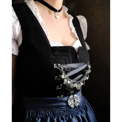 Charivari , Kette, Ohrringe fürs Dirndl, Dirnd- Schmuck, Herz