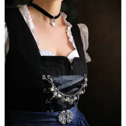 Charivari , Kette, Ohrringe fürs Dirndl, Dirnd- Schmuck, Herz
