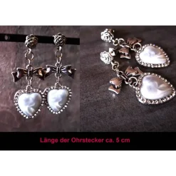 Charivari , Kette, Ohrringe fürs Dirndl, Dirnd- Schmuck, Herz