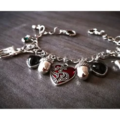 Charivari , Kette, Ohrringe fürs Dirndl, Dirnd- Schmuck, Herzen