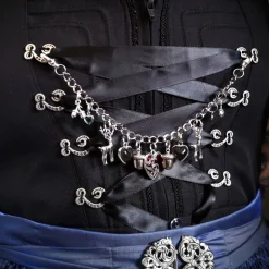 Charivari , Kette, Ohrringe fürs Dirndl, Dirnd- Schmuck, Herzen