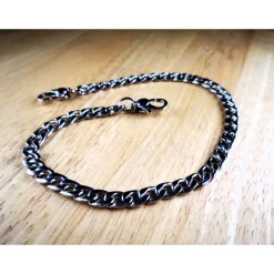 Charivari aus Edelstahl, Basiskette, Trachtenschmuck, 1reihig