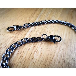 Charivari aus Edelstahl, Basiskette, Trachtenschmuck, 1reihig