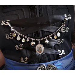 Charivari aus Edelstahl, Dirnd- Schmuck,Trachten, Hirsch