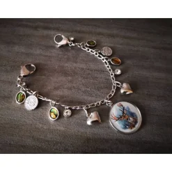 Charivari aus Edelstahl, Dirnd- Schmuck,Trachten, Hirsch