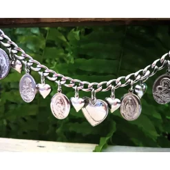 Charivari aus Edelstahl, Dirnd- Schmuck,Trachten, Hochzeit, tratitionell