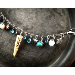 Charivari aus Edelstahl, Dirnd- Schmuck,,Trachten, Horn