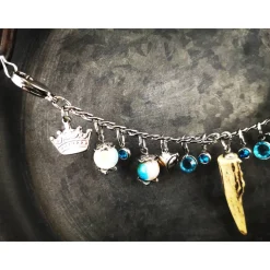 Charivari aus Edelstahl, Dirnd- Schmuck,,Trachten, Horn