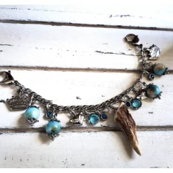 Charivari aus Edelstahl, Dirnd- Schmuck,,Trachten, Horn