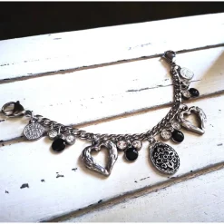 Charivari aus Edelstahl, Dirnd- Schmuck,,Trachten, Hochzeit, Strass