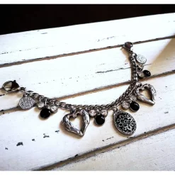 Charivari aus Edelstahl, Dirnd- Schmuck,,Trachten, Hochzeit, Strass