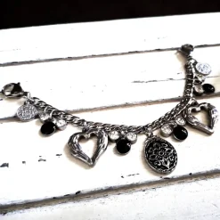 Charivari aus Edelstahl, Dirnd- Schmuck,,Trachten, Hochzeit, Strass