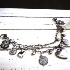 Charivari aus Edelstahl, Dirnd- Schmuck,,Trachten, Hochzeit, Strass