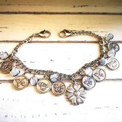 Charivari aus Edelstahl, Dirnd- Schmuck,Trachten, Hochzeit, Schmetterlinge