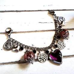 Charivari aus Edelstahl, Dirnd- Schmuck,Trachten, Medaillon