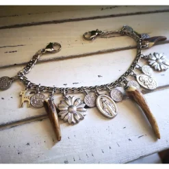 Charivari aus Edelstahl, Dirnd- Schmuck,,Trachten, Hochzeit,