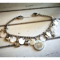 Charivari aus Edelstahl, Dirnd- Schmuck,Trachten, Hochzeit, Herzkönigin