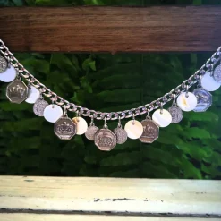 Charivari aus Edelstahl, Dirnd- Schmuck,Trachten, Hochzeit, Krone