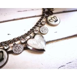 Charivari aus Edelstahl, Dirnd- Schmuck,Trachten, Medaillon