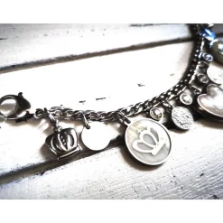 Charivari aus Edelstahl, Dirnd- Schmuck,Trachten, Medaillon