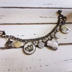 Charivari aus Edelstahl, Dirnd- Schmuck,Trachten, Medaillon