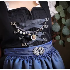 Charivari aus Edelstahl, Dirnd- Schmuck,Trachten, Hirsch