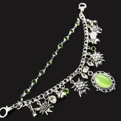 Charivari Kette fürs Dirndl,  Dirnd- Schmuck, Accessoire, Fest ,Trachten, Hochzeit, weiß