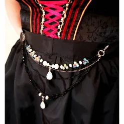Charivari Kette fürs Dirndl,  Dirnd- Schmuck, Accessoire, Fest ,Trachten, Hochzeit, edel