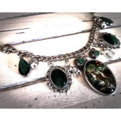 Charivari Kette fürs Dirndl,  Dirnd- Schmuck, Accessoire, Fest ,Trachten, Hochzeit, grün