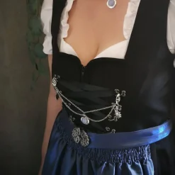 Charivari oder Kette fürs Dirndl, Dirnd- Schmuck, Steinauswahl