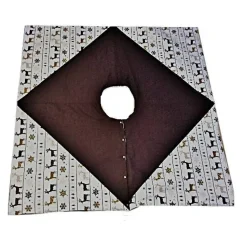 Christbaumdecke genäht, Weihnachtsbaumdecke XL